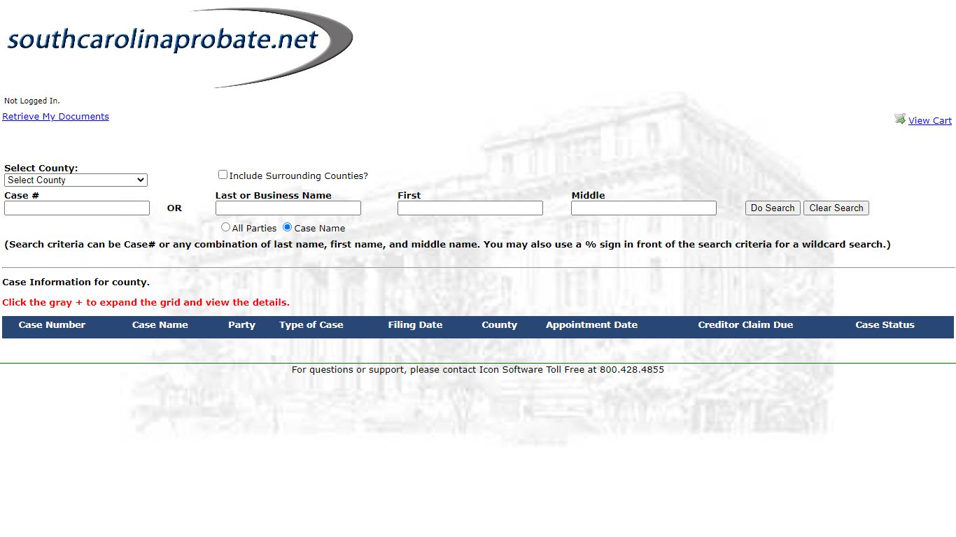 South Carolina Probate Search